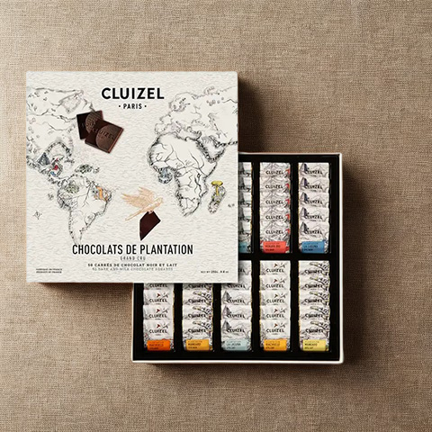 Coffret Carrés chocolats de Plantation 50