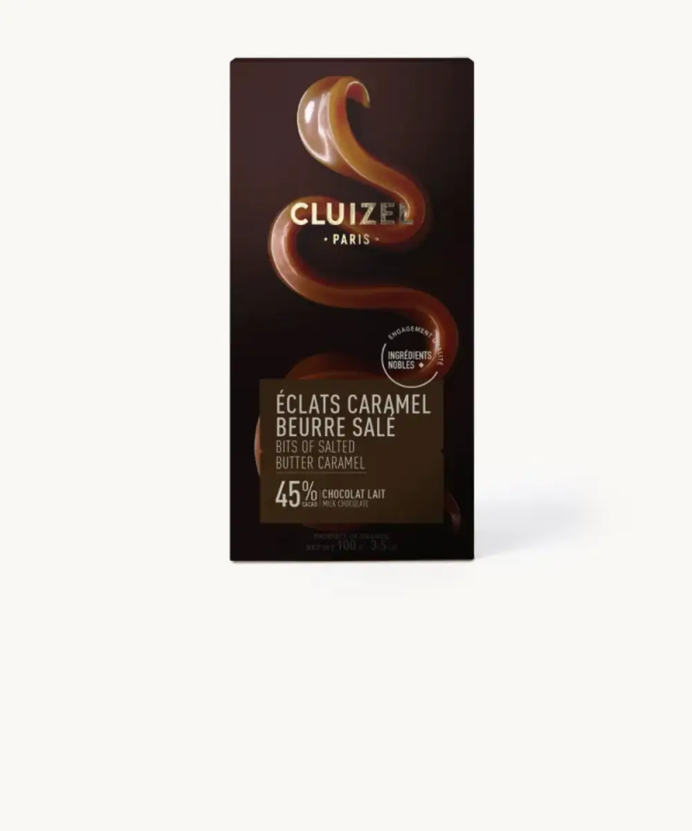 Product image of TABLETTE LAIT 45% ECLATS CARAMEL