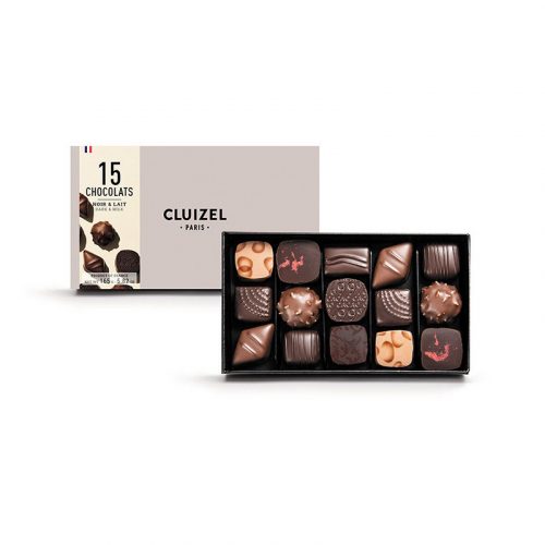 COFFRETS DE 15 CHOCOLATS NOIR ET LAIT & KEWANE - Comptoir du chocolat