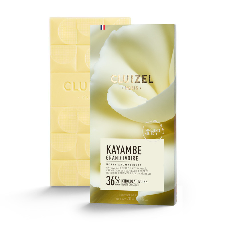 Chocolat de couverture ivoire - Cluizel - Comptoir des Arômes