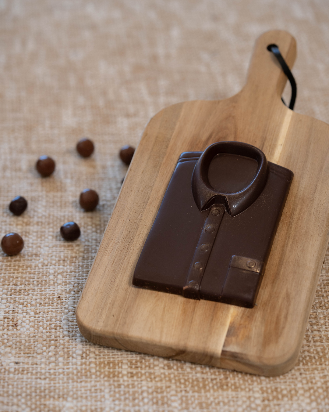 Chemise en chocolat lait ou noir – Image 2