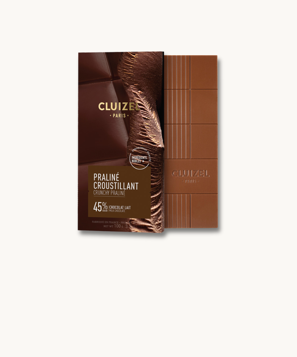 Product image of Tablette Praliné Croustillant lait 45%
