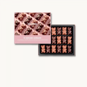 Coffret Oursons Guimauve noir et lait - Comtpoir du chocolat, Montpellier