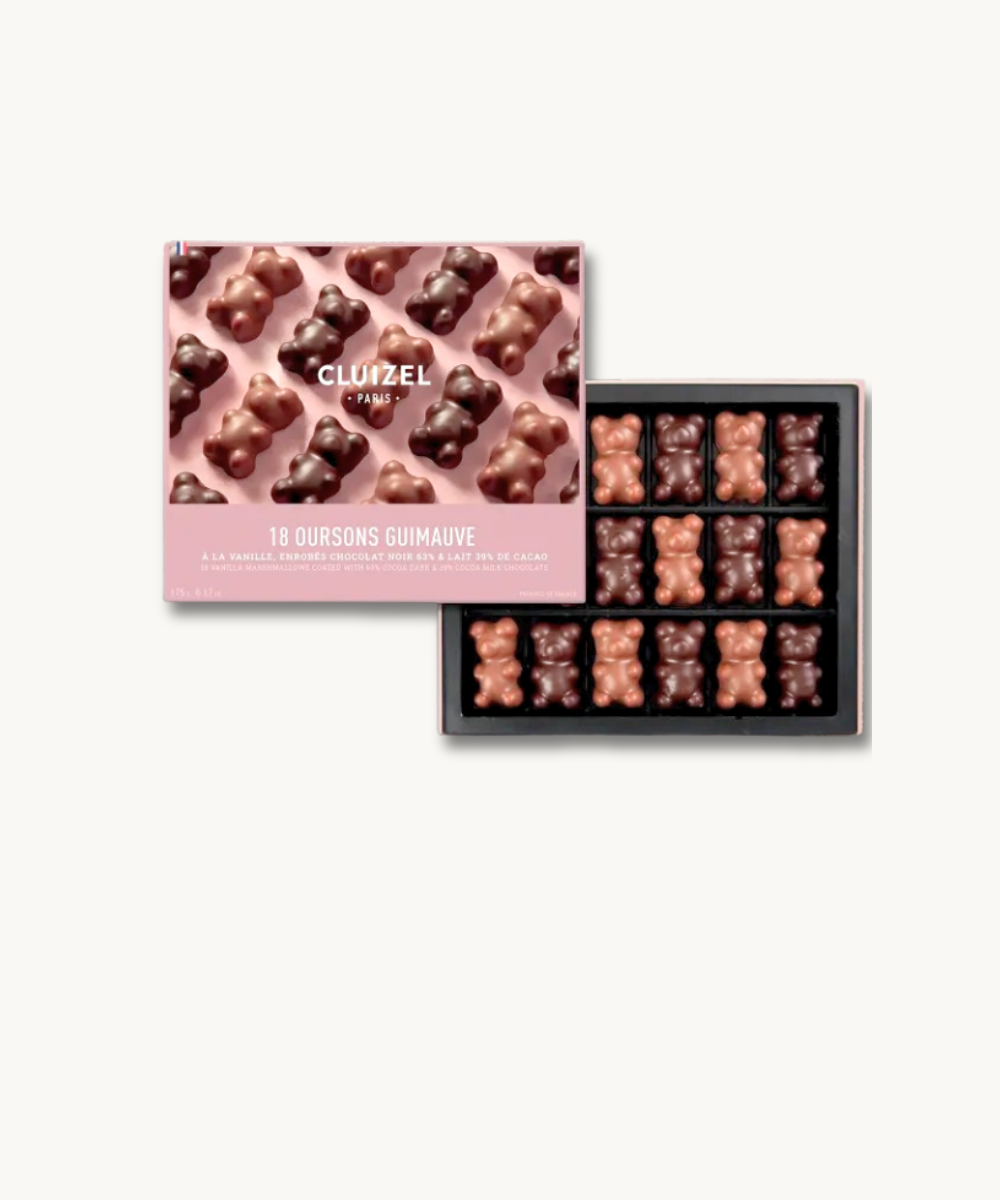 Product image of Coffret Oursons Guimauve noir et lait