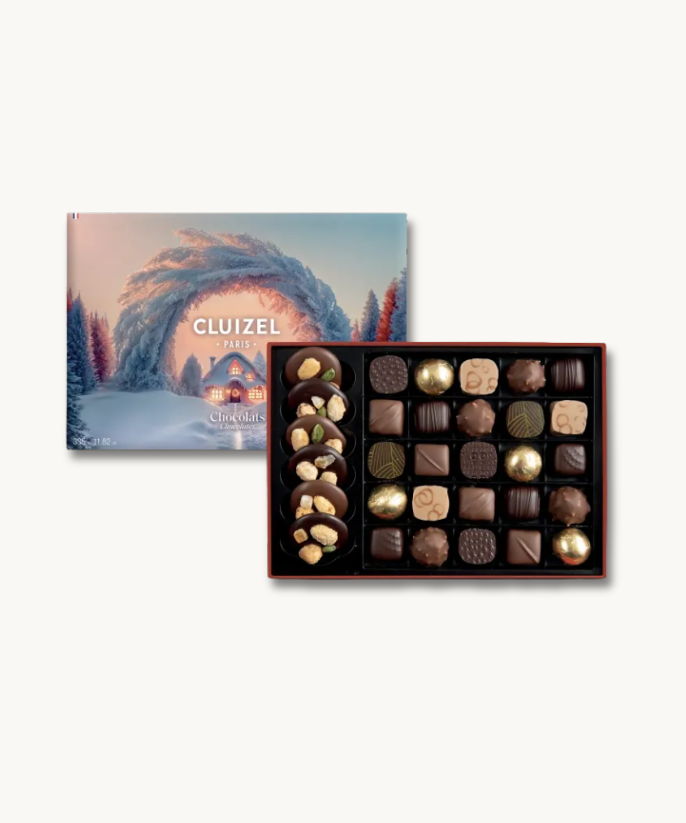 Product image of Coffret Dégustation Chocolats de Noël – Féerie Hivernale
