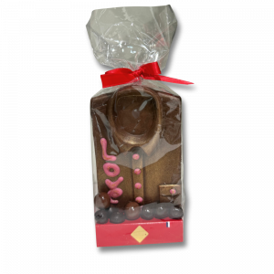 Chemise en chocolat love - chocolat saint-valentin