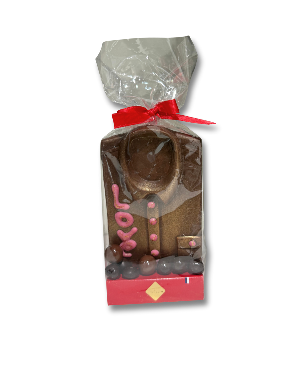 Product image of Chemise en chocolat « LOVE »