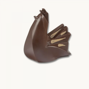 Poule au chocolat noir garnie - Montpellier chocolat paques